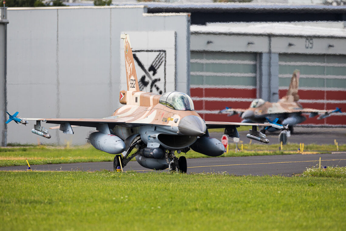 Blue Wings 2020 at Nörvenich Airbase, Luftwaffe Eurofighters and Israeli F-16 train together